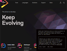 Tablet Screenshot of jetbrains.com