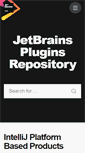 Mobile Screenshot of plugins.jetbrains.com