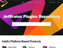 Tablet Screenshot of plugins.jetbrains.com