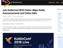 Tablet Screenshot of blog.jetbrains.com